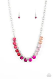 Rainbow Resplendence - Pink Necklace