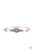 Stone Scrolls - Brown Bracelet