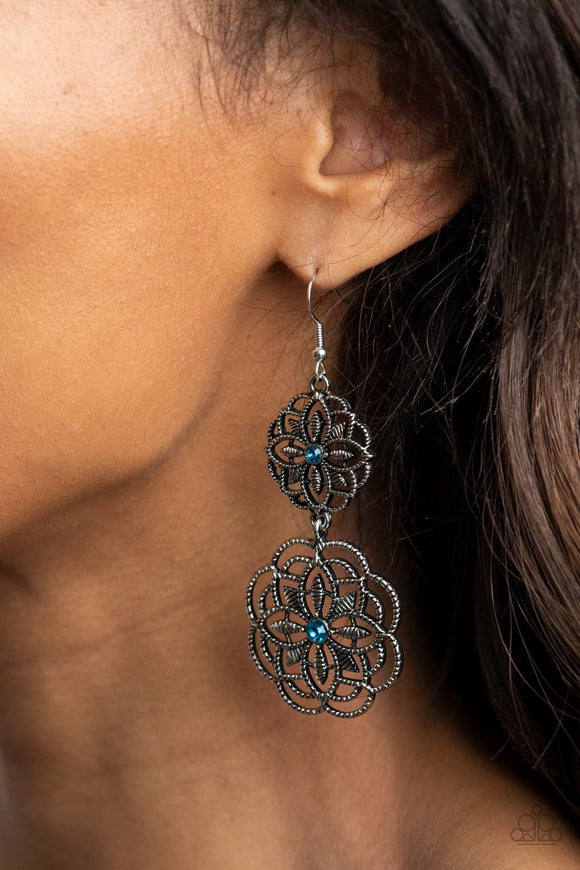 Mandala Mecca - Blue Earring