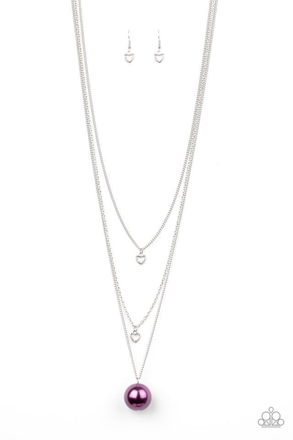 Hearty Heirloom - Purple Necklace