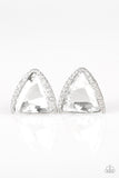 Exalted Elegance - White Earrings