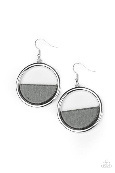 Stuck in Retrograde - Silver Earring