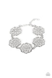 Blooming Bling - White Bracelet