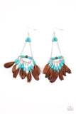 Haute Hawk - Blue Earring