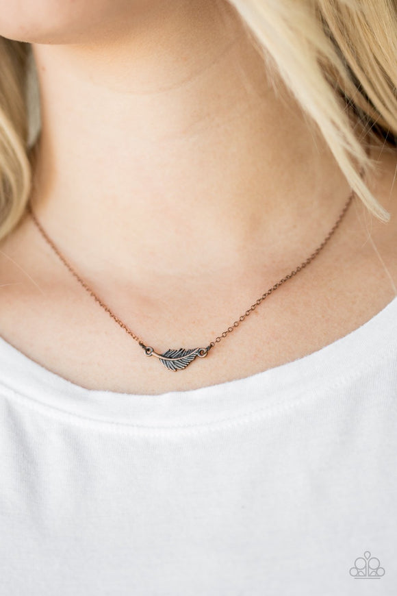 In Flight Fashion - Copper Necklace