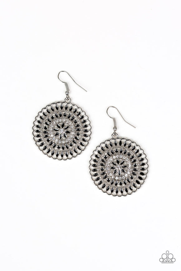 PINWHEEL and Deal - Black Earrings