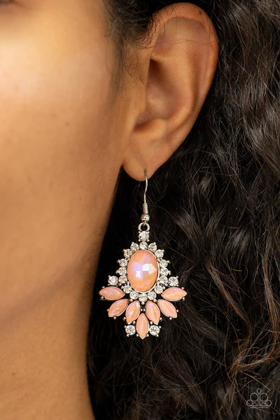 Magic Spell Sparkle - Orange Earrings