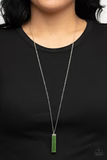 Set in GEMSTONE - Green Necklace