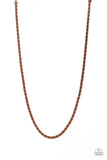 Go Down Fighting - Copper Necklace