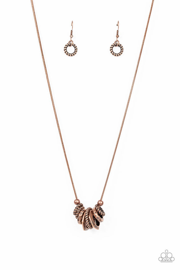 Mechanical Mischief - Copper Necklace
