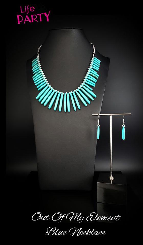Out of My Element - Blue Necklace