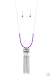 Mayan Masquerade - Purple Necklace
