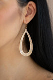 Diamond Distraction - Gold Earrings