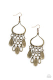 Lure Away - Brass Earrings