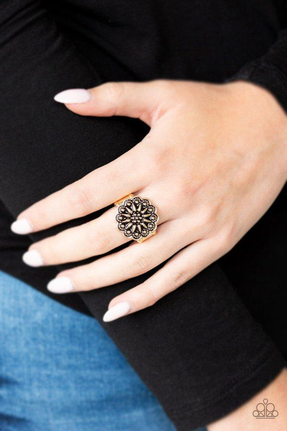 Desert Sunflower - Gold Ring