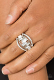 Treasure Chest Charm- White Ring