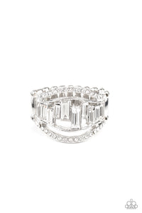 Treasure Chest Charm- White Ring