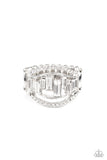 Treasure Chest Charm- White Ring