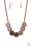 Flip a Coin - Copper Necklace