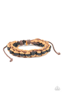 WEAVE it To Me - Brown Bracelet