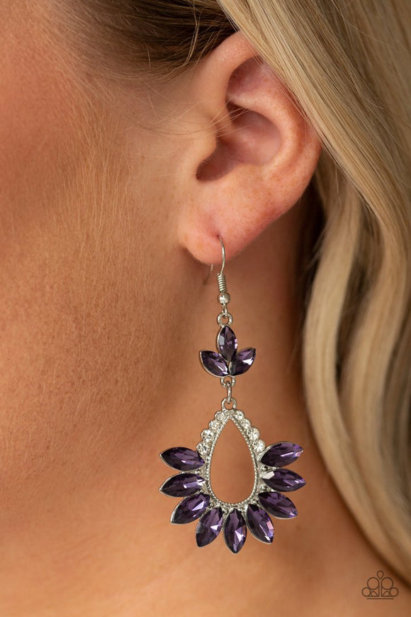 Extra Exquisite - Purple Earrings
