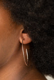 Inclined to Entwine - Rose Gold Earrings