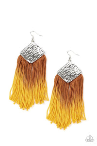 DIP the Scales - Yellow Earrings