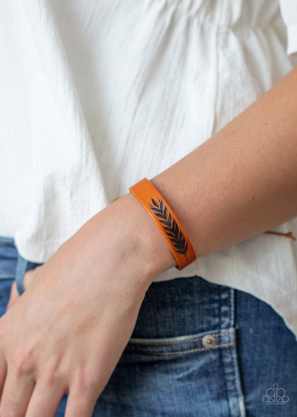 This QUILL All Be Yours - Brown Bracelet