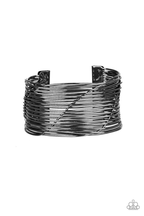 Retro Revamp - Black Bracelet