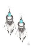Southern Spearhead - Blue Earrings