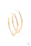 Point-Blank Beautiful - Gold Earrings