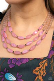 I BEAD You Know - Pink Necklace