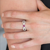 Extra Side Of Elegance - Pink Ring