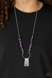 With Your ART and Soul - Purple Necklace