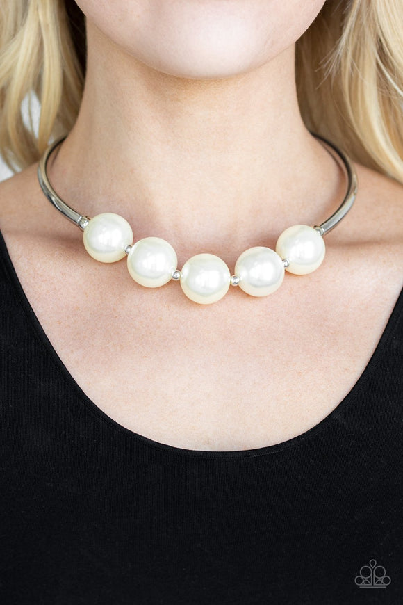 Welcome To Wall Street - White Necklace