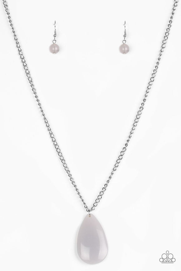 So Pop-YOU-lar - Silver Necklace