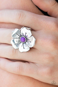 Boho Blossom - Purple Ring