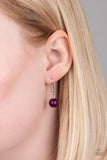 Bubbly Boardwalk - Purple  Necklace