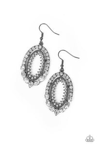 Trophy Shimmer - Black Earrings