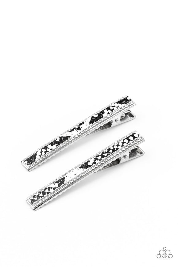 Rhinestone Jungle - Black Hair Clip