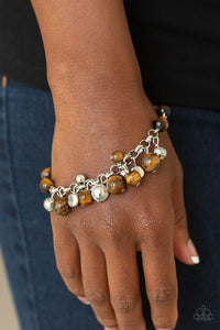 Glossy Glow - Brown Bracelet