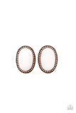 Shiny Sediment - Copper Earrings