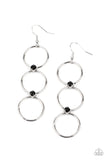 Refined Society - Black Earring