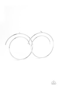 Vogue Vortex - Silver Earrings