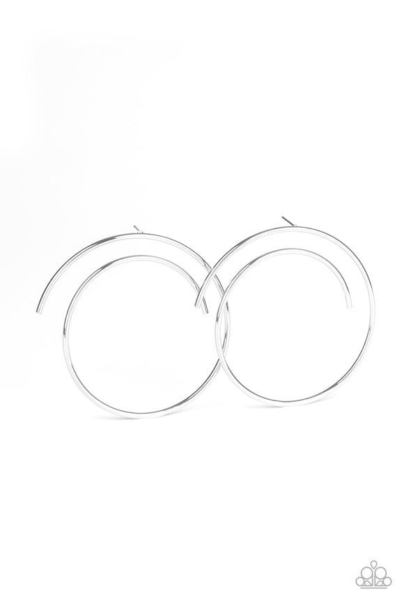 Vogue Vortex - Silver Earrings