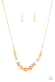Turn Up The Tea Lights - Gold Necklace