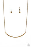 Collar Poppin' Sparkle - Brass Necklace