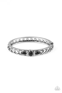 Caught In The Cross Heirs- Black Bracelet