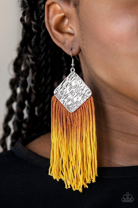 DIP The Scales - Yellow Earrings
