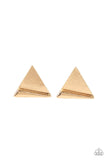 Die TRI-ing - Gold Earrings